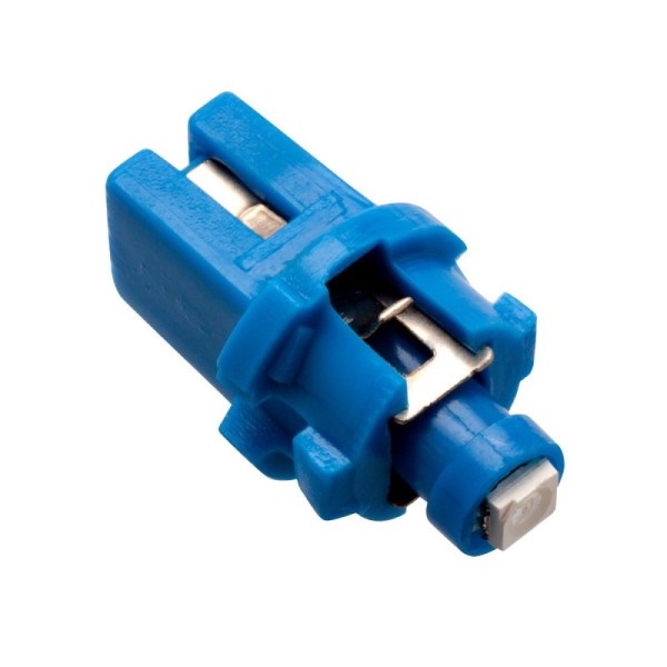 Лампа щитка пр. 12V W1.2W T5 1 SMD без цок. с патрон. P8,7-B синяя