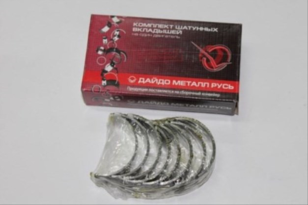 Вкладыши шатунные Renault Logan Symbol Sandero Megane Duster Lada Largus  0.00
