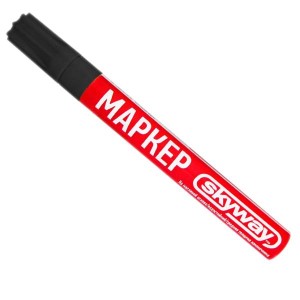 Маркер универсальный с наконечником из фетра, цвет черный