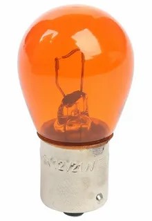 Лампа 1-конт. 12V PY21W S25 со смещен. цок. по радиусу BAU15s желтая