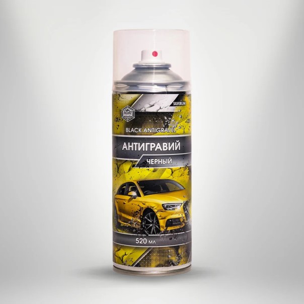Антигравий 520 мл Черный (аэрозоль)  Silverline