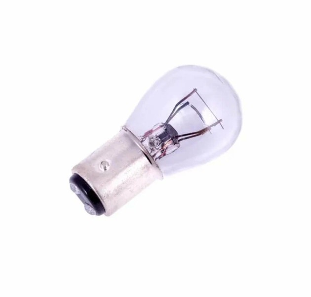 Лампа 2-конт. 12V P21/4W S25 со смещен. цок. по высоте и окружности BAZ15d