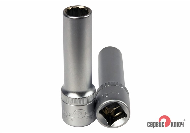 Головка сменная Г-12 (12-гр) 1/2 глубокая