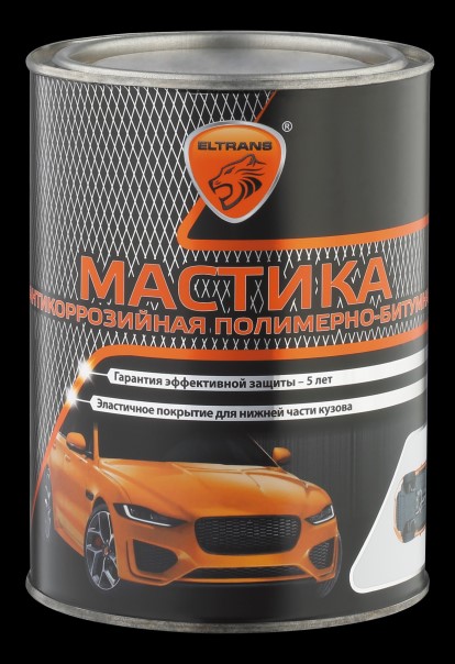 Мастика битумно-полимерная 1 л.  Бастион  (жест. банка)
