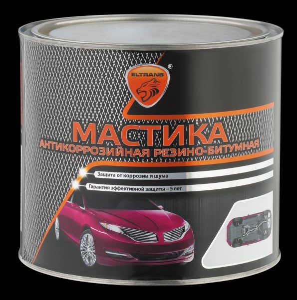 Мастика резино-битумная 2,4 л.  БПМ-3  (жест. банка)