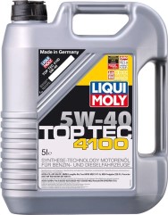 Масло моторное LIQUI MOLY Top Tec 4100 5W40 SN C3 (5л.) синтетическое (бенз., диз.)