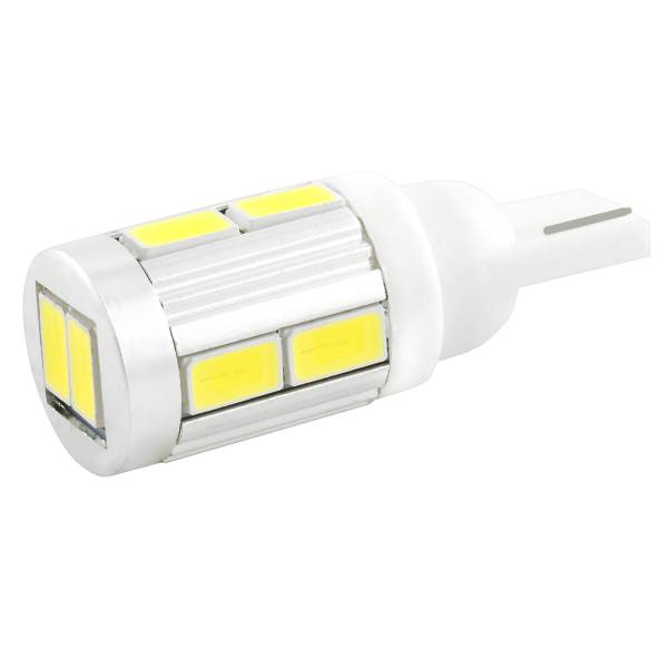 Лампа габарит. 12V W5W T10 10 SMD без цок. W2.1x9.5d (2 шт)