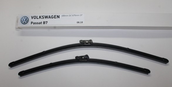 Щетка стеклоочистителя бескаркасная Volkswagen Passat B7 24  60 см+ 19  47,5 см