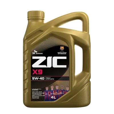 Масло моторное ZIC X9 5W40 SP A3/B4 (4л.) синтетическое (бенз., диз.)