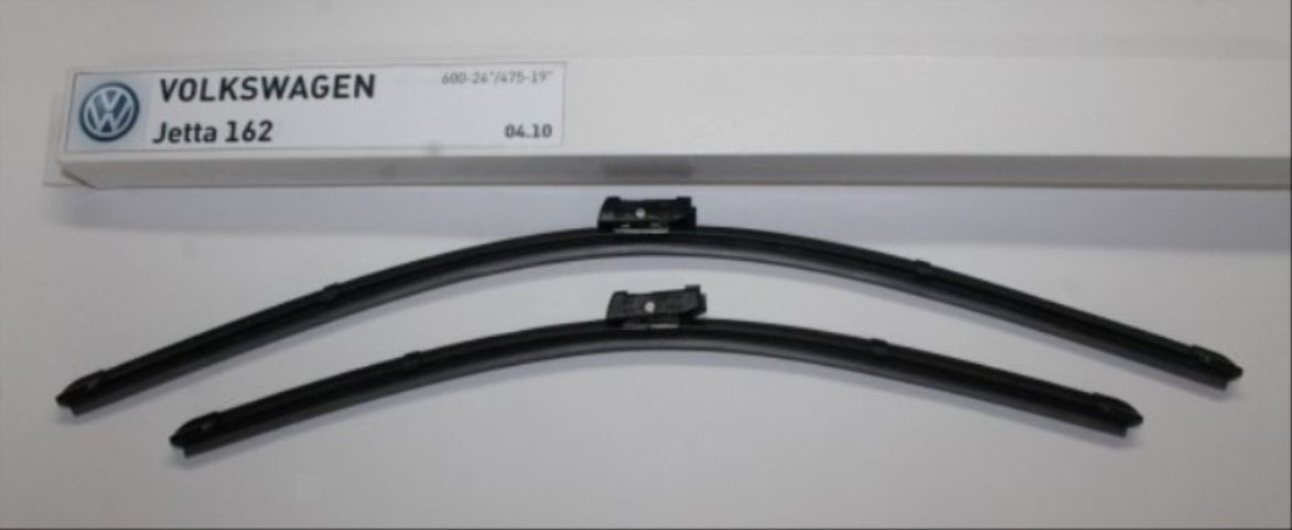 Щетка стеклоочистителя бескаркасная Volkswagen Jetta 162 24  60 см+ 19  47,5 см /2010 г./