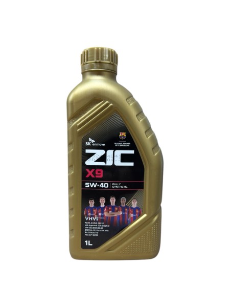 Масло моторное ZIC X9 5W40 SP A3/B4 (1л.) синтетическое (бенз., диз.)