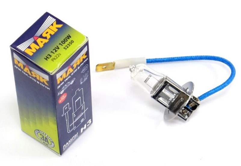 Лампа H3 12V 100W Pk22s