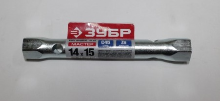 Ключ трубчатый 14х15 L=140 мм