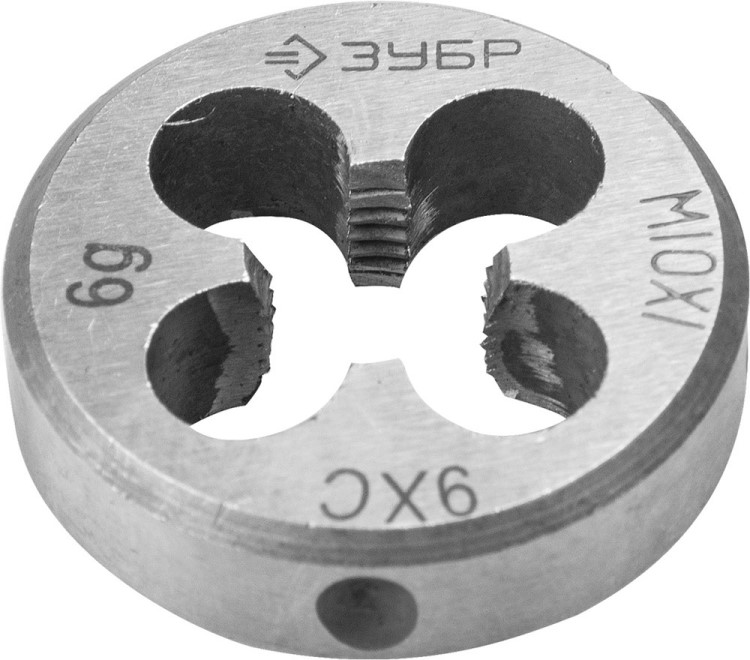 Плашка М10 х 1,0 мм, внешний - 30 мм