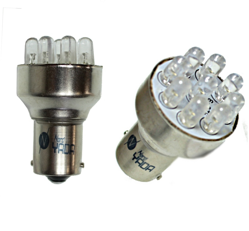 Лампа 1-конт. 24V P21W S25 9 SMD с цок. BA15s