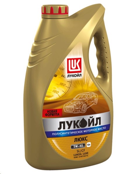 Масло моторное Лукойл-Люкс 10W40 SL/CF (4л.) полусинтетическое  (бенз., диз.)