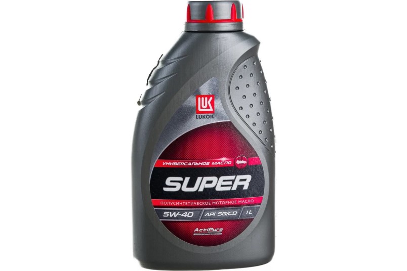 Масло моторное Лукойл-Супер 5W40 SG/CD (1л.) полусинтетическое (бенз., диз.)