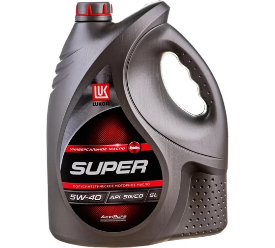 Масло моторное Лукойл-Супер 5W40 SG/CD (5л.) полусинтетическое (бенз., диз.)