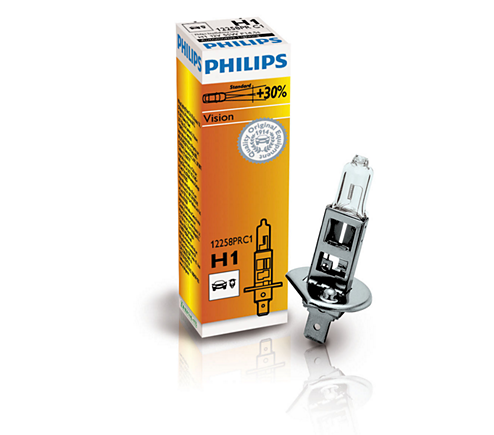 Лампа H1 12V 55W P14,5s +30% PREMIUM