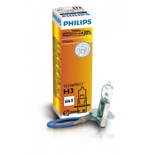 Лампа H3 12V 55W Pk22s +30% PREMIUM
