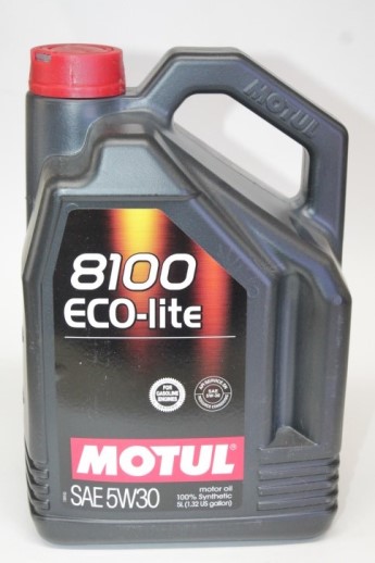 Масло моторное MOTUL 8100 Eco-lite 5W30 SP-RC (5л.) синтетическое  (бенз.)