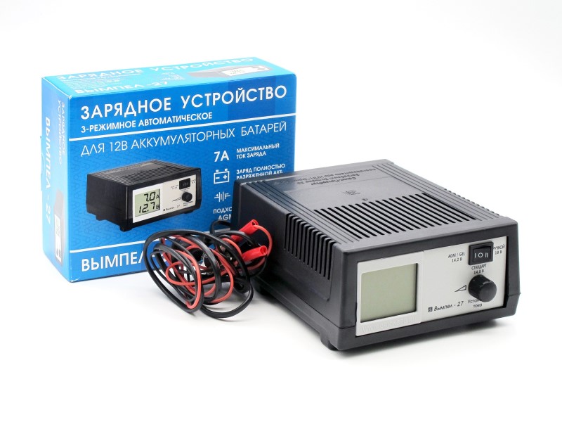 Устройство зарядное Вымпел-27 12В (ЖК дисплей)