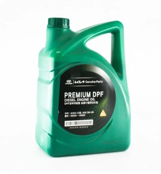 Масло моторное Hyundai/Kia Premium DPF Diesel 5W30 C3 (6л.) синтетическое (диз.)