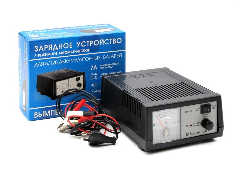 Устройство зарядное Вымпел-20 6/12В 0,4-7А