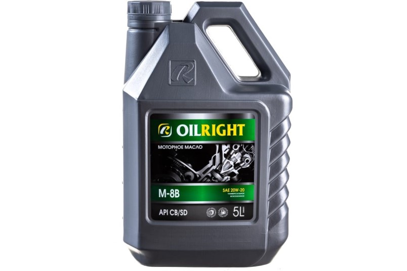Масло моторное OIL RIGHT М-8В (5л.) минеральное (бенз.)