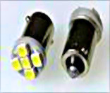 Лампа габарит. 24V T4W T8.5 5 SMD с цок. BA9s