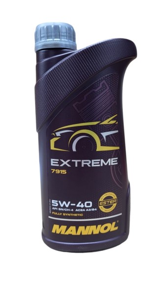 Масло моторное MANNOL Extreme 7915 5W40 SN/CH-4 (1л.) синтетическое (бенз., диз.)