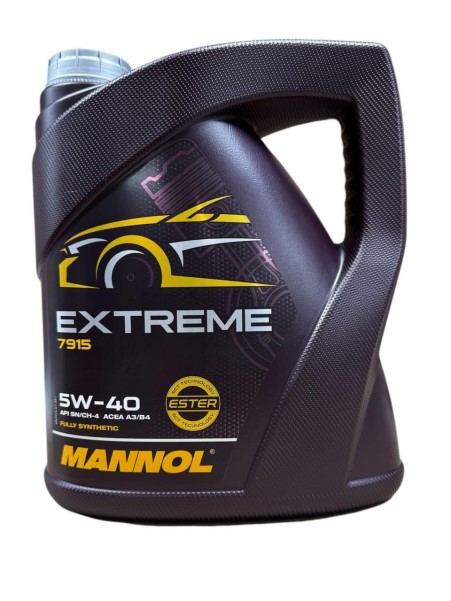 Масло моторное MANNOL Extreme 7915 5W40 SN/CH-4 (4л.) синтетическое (бенз., диз.)