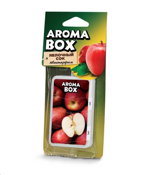 Ароматизатор подвесной  AROMA BOX  Яблочный сок