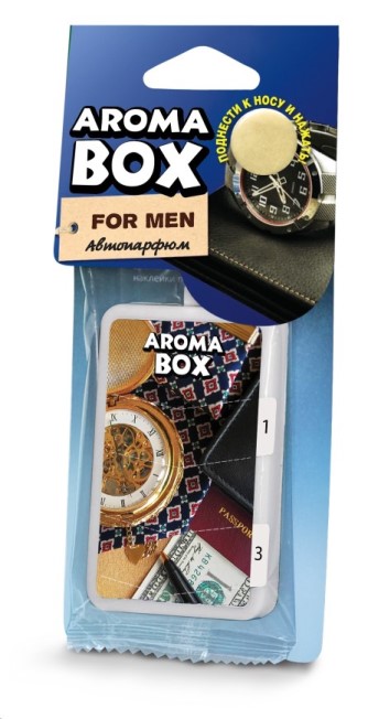 Ароматизатор подвесной  AROMA BOX  For Men