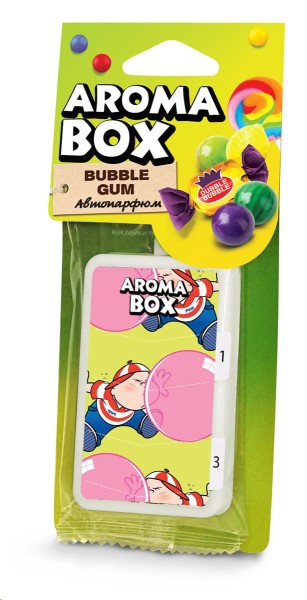 Ароматизатор подвесной  AROMA BOX  Bubble Gum