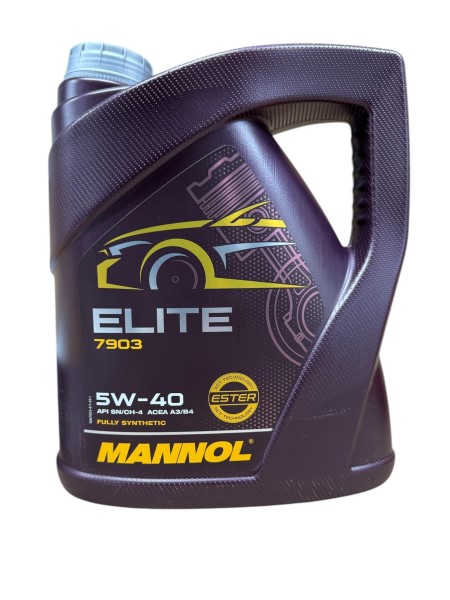 Масло моторное MANNOL ELITE 7903 5W40 SN/CH-4 (4л.) синтетическое (бенз., диз.)