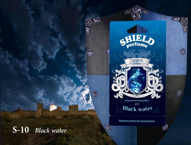 Ароматизатор подвесной мембранный  Shield perfume  Black water