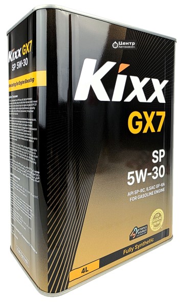 Масло моторное Kixx GX7 5W30 SP (4л.) синтетическое (бенз.)