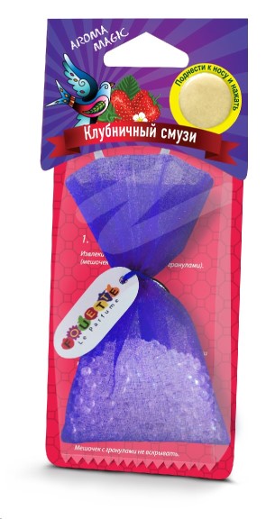 Ароматизатор подвесной  Aroma Magic  Клубничный смузи