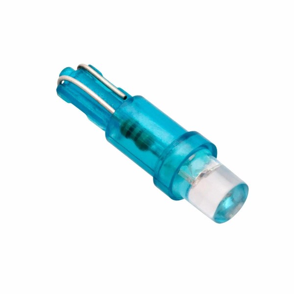 Лампа щитка пр. 12V W1.2W T5 1 LED без цок. W2x4.6d синяя