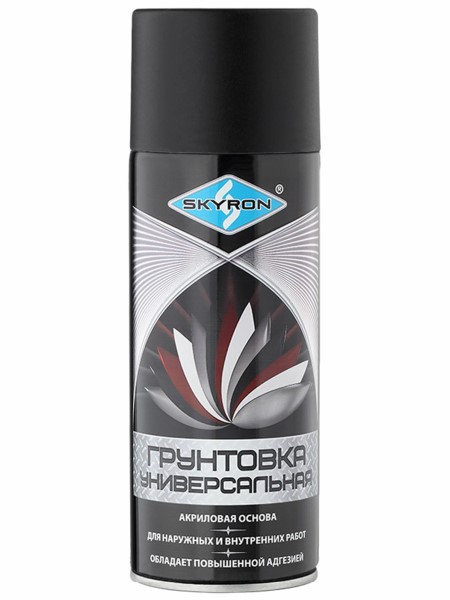 Грунтовка 520 мл черная (аэрозоль) акрил.