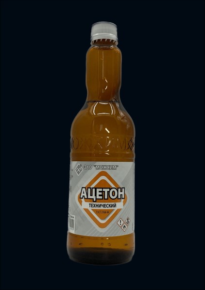 Ацетон 0,5 л. стекло