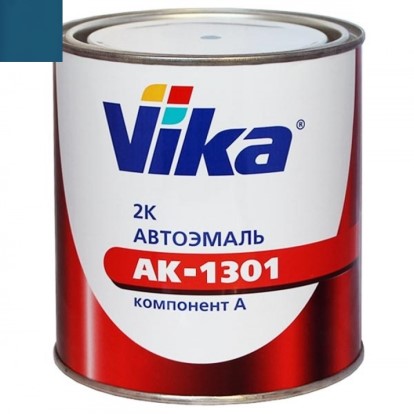 Краска эмаль Vika акрил. АК-1301 2К № 1115 Синяя 0,85 кг