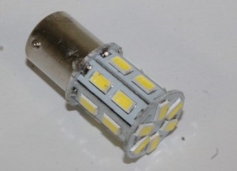 Лампа 1-конт. 24V P21W S25 20 SMD с цок. BA15s