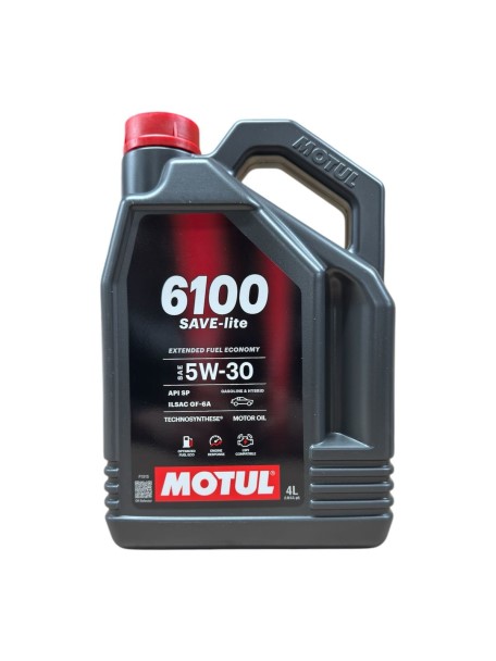 Масло моторное MOTUL 6100 Save-lite 5W30 SP GF-6A (4л.) синтетическое (бенз.)