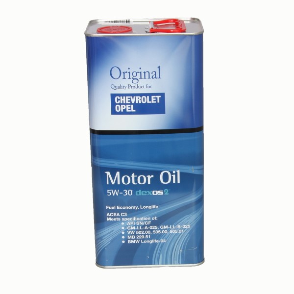 Масло моторное FanFaro for GM Chevrolet/Opel Dexos2 5W30 SM/CF (5л.) синтетическое (бенз., диз.)