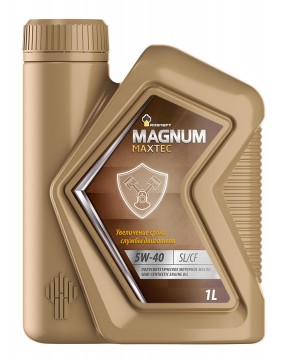 Масло моторное Rosneft Magnum Maxtec 5W40 SL/CF (1л.) полусинтетическое (бенз., диз.)