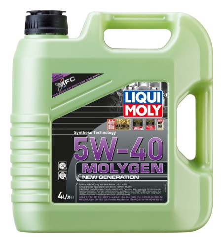 Масло моторное LIQUI MOLY Molygen New Generation 5W40 SN/CF A3/B4 (4л.) синтетическое (бенз., диз.)