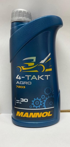 СпецМасло MANNOL 4T Agro 7203 SAE 30 (1л.) мин.. (газонокосилки, триммеры, мотокультиваторы)