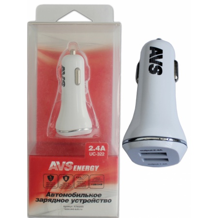 Зарядное устр-во в прикур. 2 USB 2,4А